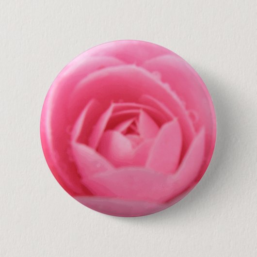 Hübsch-Rosa-Kamelien-Blume Button (Vorderseite)