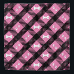 Hübsch rosa Kariert - Begleiter Bandana Halstuch<br><div class="desc">Haustier Bandana. Mit einem hübschen, rosa Karierten Muster. Die Farbe des rosa Hintergrunds kann in eine beliebige Farbe geändert werden. ⭐ 99% meiner Designs in meinem Geschäft sind in Schichten gemacht. Damit können Sie die Größe und den Text der Grafik und des Textes so anpassen, dass sie perfekt zu jedem...</div>
