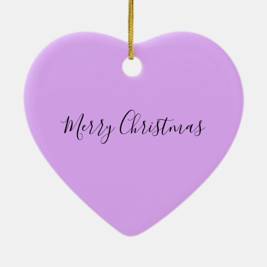 Hübsch rosa Kariert Mit Monogramm Keramik Ornament (Hinten)