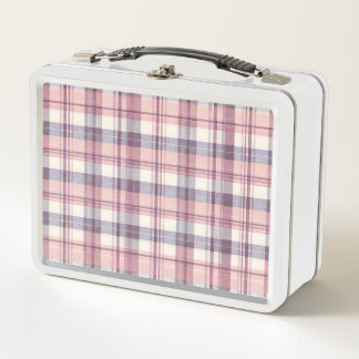 Hübsch rosa karierte Lunchbox