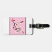 Hübsch rosa Kirschblossom Gepäckmarke Gepäckanhänger (Vorderseite horizontal)