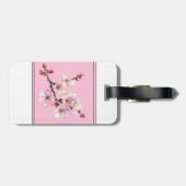 Hübsch rosa Kirschblossom Gepäckmarke Gepäckanhänger (Rückseite horizontal)