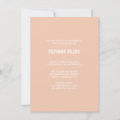 Hübsch-rosa-Klasse des Fotos der Graduierungsparte Einladung (Rückseite)