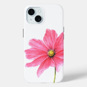 Hübsch rosa Kosmos   Custom Floral Phone Case