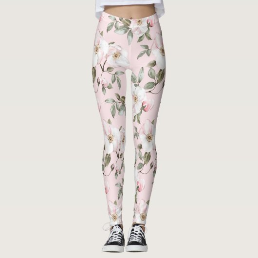 Hübsch rosa leggings (Vorderseite)