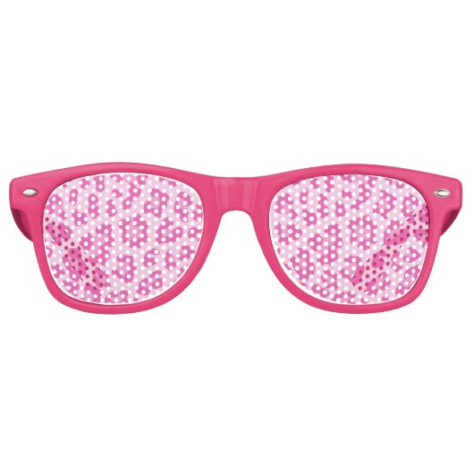 Hübsch rosa Leopard Chic Animal Print Partybrille (Vorderseite)