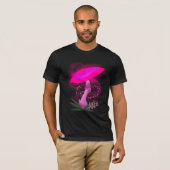 Hübsch rosa leuchtendes Mushroom T-Shirt (Vorne ganz)