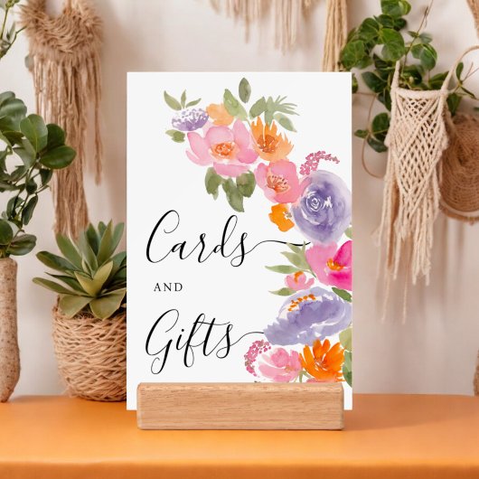 Hübsch rosa lila Foto Abschluss Poster