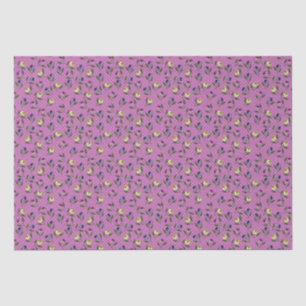 Hübsch rosa Lila und gelbe Stiefmütterchen Seidenpapier