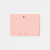 Hübsch-rosa-Mama Post-it Klebezettel (Vorderseite)