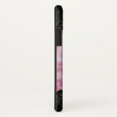 Hübsch rosa Marmor Cool Romantische Monogramm Case-Mate iPhone Hülle (Hinten/Rechts)