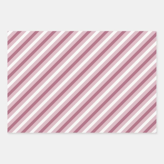 Hübsch rosa Mauve für ihre 3 Geschenkpapier Set (Vorderseite 2)