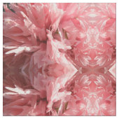 Hübsch rosa Mohnblume Gemustertes Floßgewebe Stoff (Nahaufnahme)