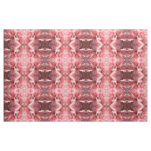 Hübsch rosa Mohnblume Gemustertes Floßgewebe Stoff (Fat Quarter (45,7 x 55,9 cm))