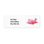 Hübsch rosa Mohngrenze Personalisiert (Vorne)