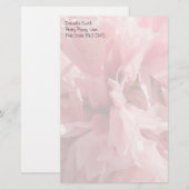 Hübsch rosa Mohnstanze Briefpapier (Vorne/Hinten)