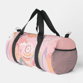Hübsch rosa Muster Duffle Bag