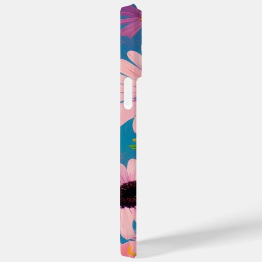 Hübsch rosa Ölgemälde Mit Monogramm Case-Mate iPhone Hülle (Rückseite / Rechts)