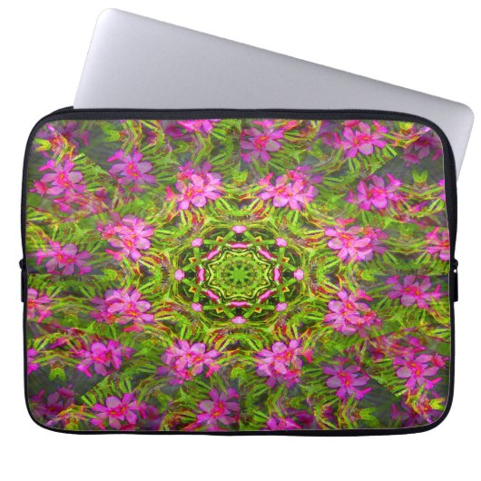 Hübsch rosa Phlox wirl... Laptopschutzhülle (Vorderseite)