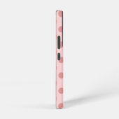 Hübsch rosa Polka-Dot und Streifenmuster Samsung Galaxy Hülle (Rechte Seite)