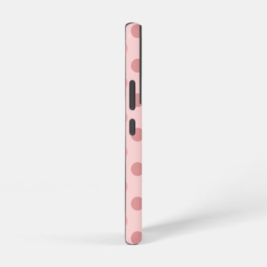 Hübsch rosa Polka-Dot und Streifenmuster Samsung Galaxy Hülle (Rechte Seite)