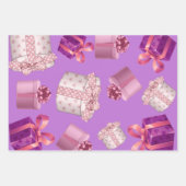 Hübsch rosa Present Geschenkpapier Set (Vorderseite 2)