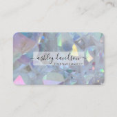 Hübsch rosa Quarzglas Cards Visitenkarte (Vorderseite)