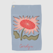 Hübsch rosa Retro 3D Sonnenblume