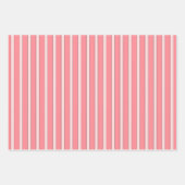 Hübsch rosa Retro-Blume Vintages Blumenmuster Geschenkpapier Set (Vorderseite 2)