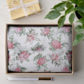 Hübsch rosa Romantische Blume und Ferne Seidenpapier (Geschenk)