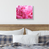 Hübsch rosa Rosa Blüte modern und stilvoll Leinwanddruck (Insitu (Schlafzimmer))