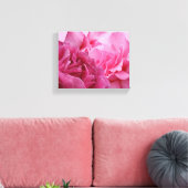 Hübsch rosa Rosa Blüte modern und stilvoll Leinwanddruck (Insitu (Wohnzimmer))