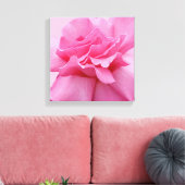 Hübsch rosa Rosa modern stilvoll abstrakte Blumen Leinwanddruck (Insitu (Wohnzimmer))
