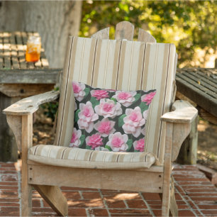 Hübsch rosa Rosa Rosenrosen Rosa Dahlien Kissen