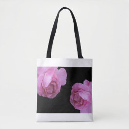 Hübsch rosa Rosa stilvolle und elegante Blumenmode Tasche