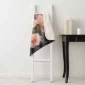 Hübsch rosa Rosen Aquarellmalerei Sherpadecke (Beispiel)