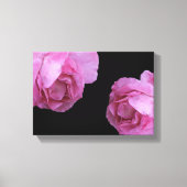 Hübsch rosa Rosen, einfach blumenreich, moderne Ku Leinwanddruck (Vorderseite)