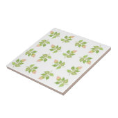 Hübsch-Rosa-Rosenknospe-Keramik Fliese (Seite)