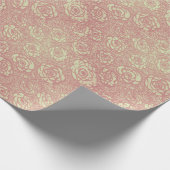 Hübsch rosa Rosenmuster Geschenkpapier
