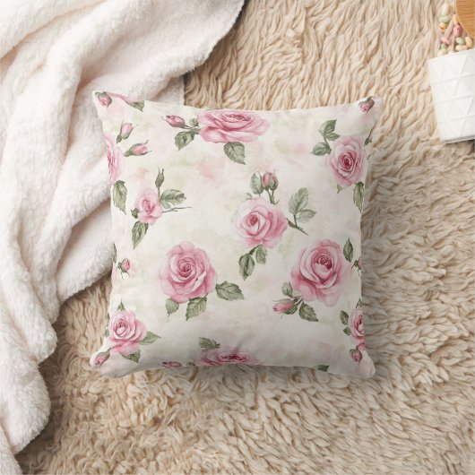 Hübsch Rosa Roses Brautparty Kissen (Decke)