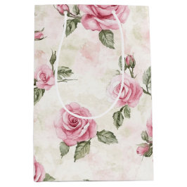 Hübsch Rosa Roses Brautparty Mittlere Geschenktüte