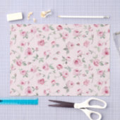 Hübsch Rosa Roses Brautparty Seidenpapier (Handwerk)