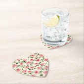 Hübsch Rosa Roses Brautparty Untersetzer (Vor Ort)