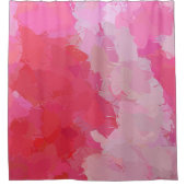 Hübsch rosa Schmetterlinge Duschvorhang (Vorderseite)