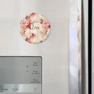 Hübsch Rosa Schwarz Creme Rose Blütenfarben Magnet