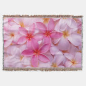 Hübsch rosa Sommer-Blume Decke (Vorderseite)