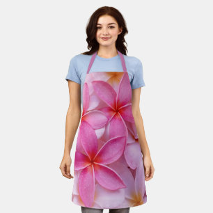 Hübsch rosa Sommer-Blume Schürze