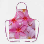 Hübsch rosa Sommer-Blume Schürze (Vorderseite)