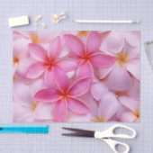 Hübsch rosa Sommer-Blume Seidenpapier (Handwerk)
