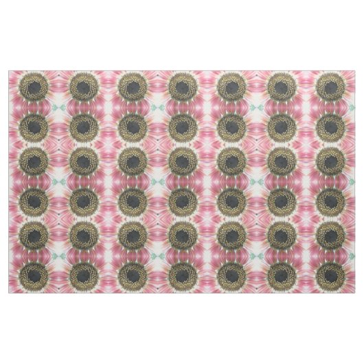 Hübsch rosa Sonnenblume Gemusterte Stoffe (Fat Quarter (45,7 x 55,9 cm))